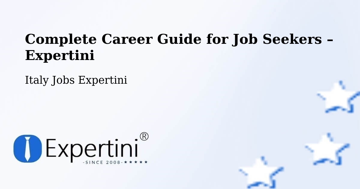 Career Guide for Job Seekers – Fiume Veneto - Fiume Veneto, Italy Jobs Expertini