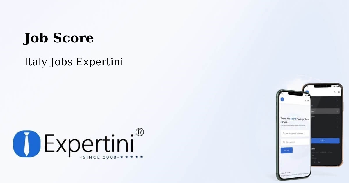 Job Score & Job Description Score Tool – Fiume Veneto - Italy Jobs Expertini