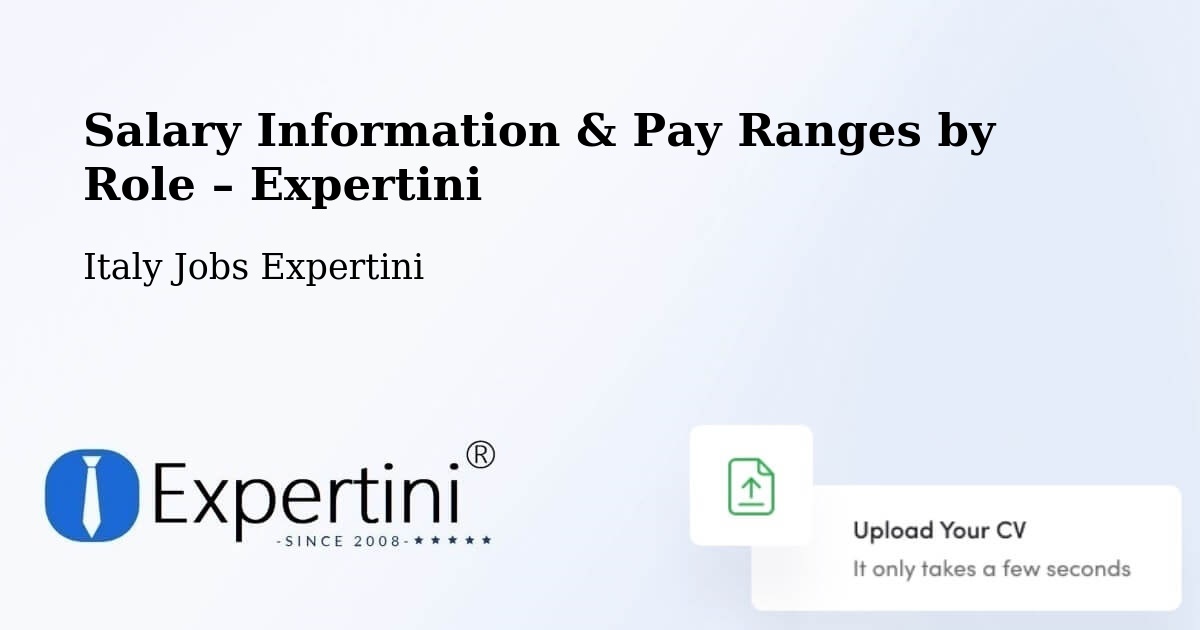 Salary Information & Pay Ranges – Fiume Veneto - Fiume Veneto, Italy Jobs Expertini